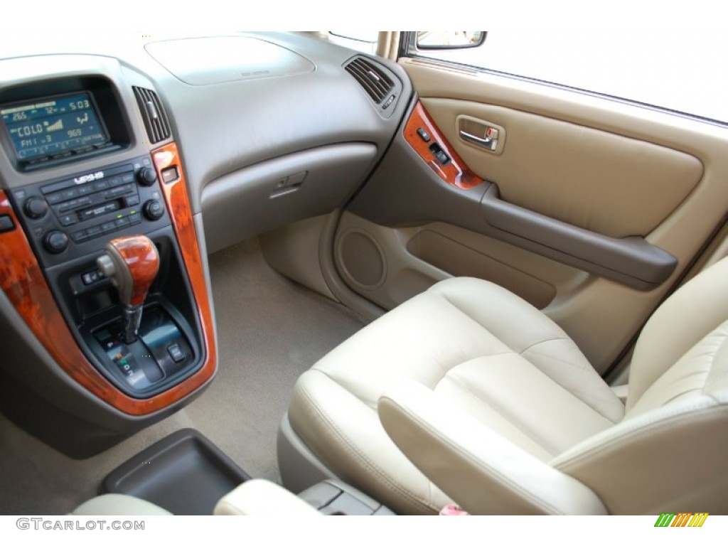 2001 RX 300 AWD - Mineral Green Metallic / Ivory photo #43