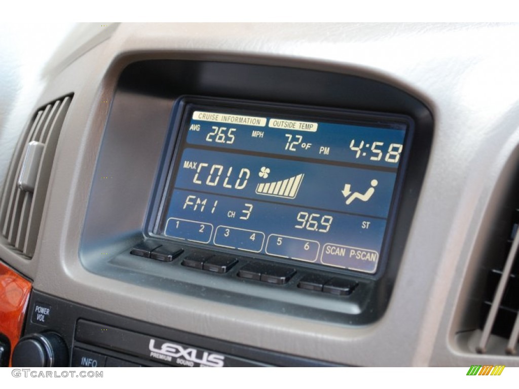 2001 RX 300 AWD - Mineral Green Metallic / Ivory photo #47