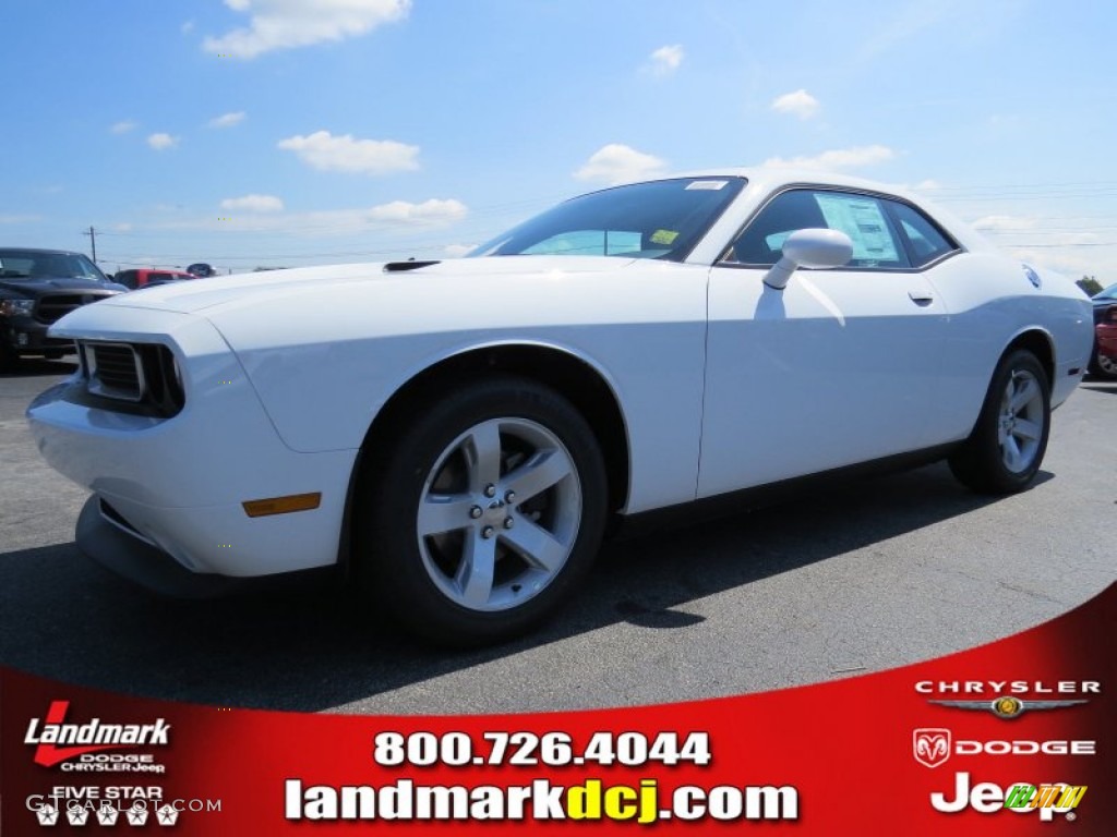 2014 Challenger SXT - Bright White / Dark Slate Gray photo #1