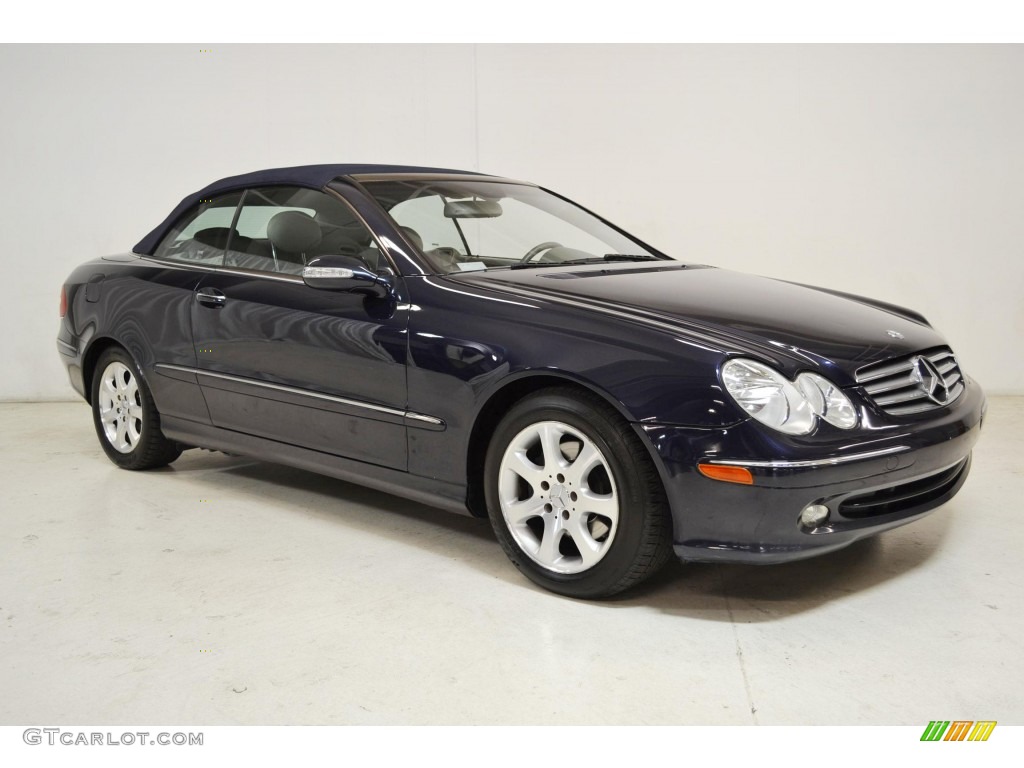 Capri Blue Metallic 2005 Mercedes-Benz CLK 320 Cabriolet Exterior Photo #94227116