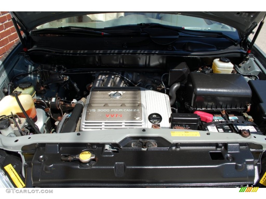 2001 RX 300 AWD - Mineral Green Metallic / Ivory photo #85