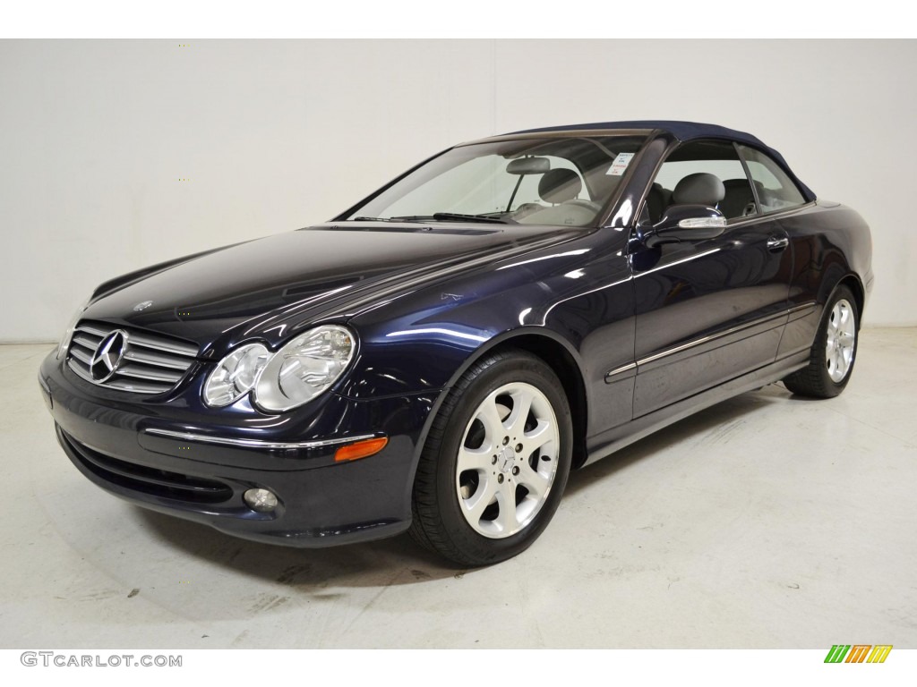 Capri Blue Metallic 2005 Mercedes-Benz CLK 320 Cabriolet Exterior Photo #94227509