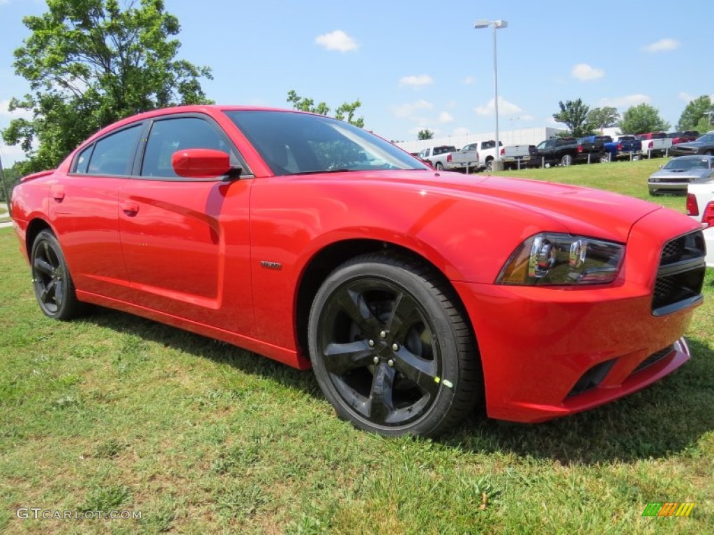 2014 Charger R/T - TorRed / Black photo #4