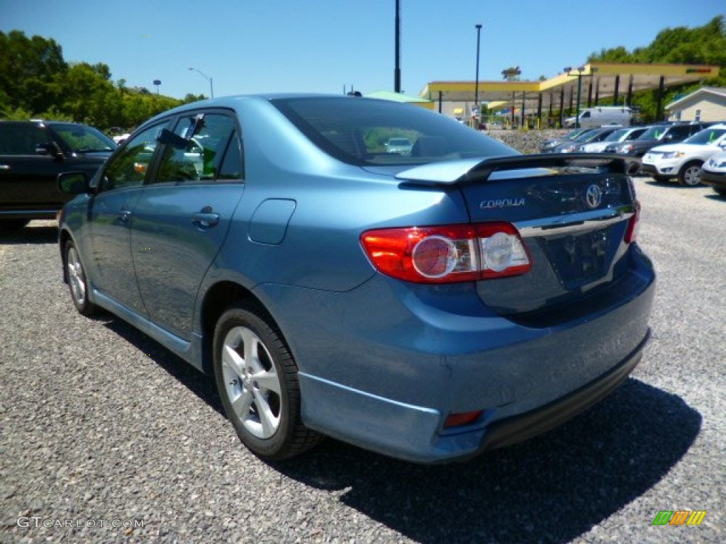 2012 Corolla S - Tropical Sea Metallic / Dark Charcoal photo #5