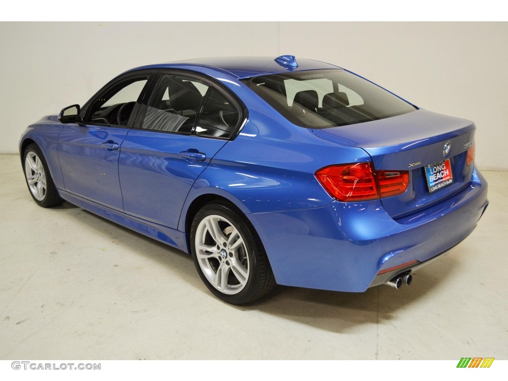2013 3 Series 328i xDrive Sedan - Estoril Blue / Black photo #6
