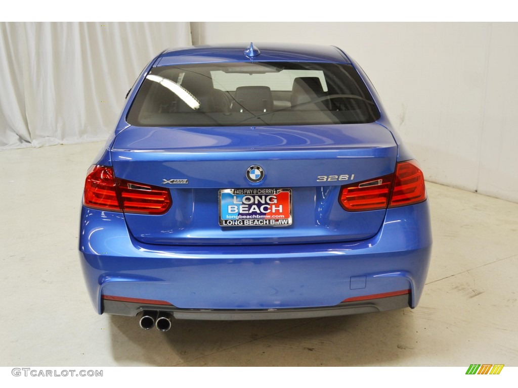 2013 3 Series 328i xDrive Sedan - Estoril Blue / Black photo #7