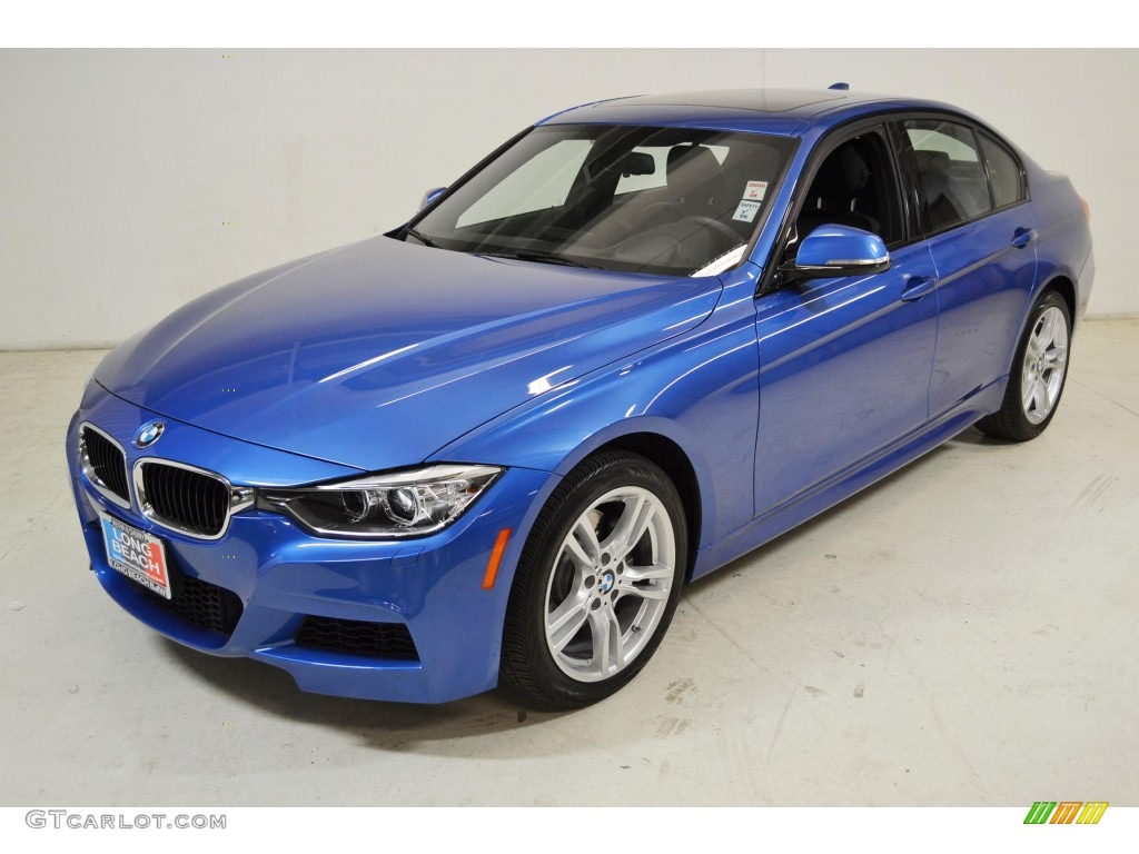 2013 3 Series 328i xDrive Sedan - Estoril Blue / Black photo #9