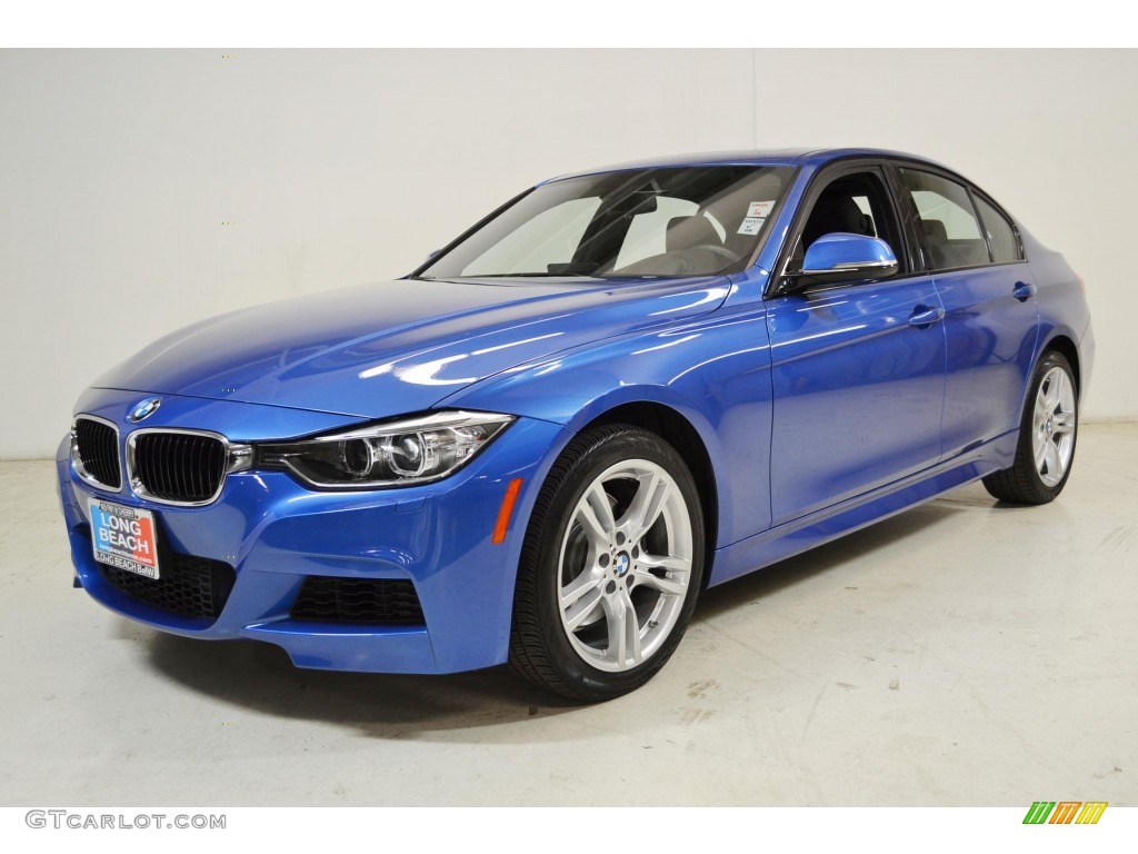 2013 3 Series 328i xDrive Sedan - Estoril Blue / Black photo #10