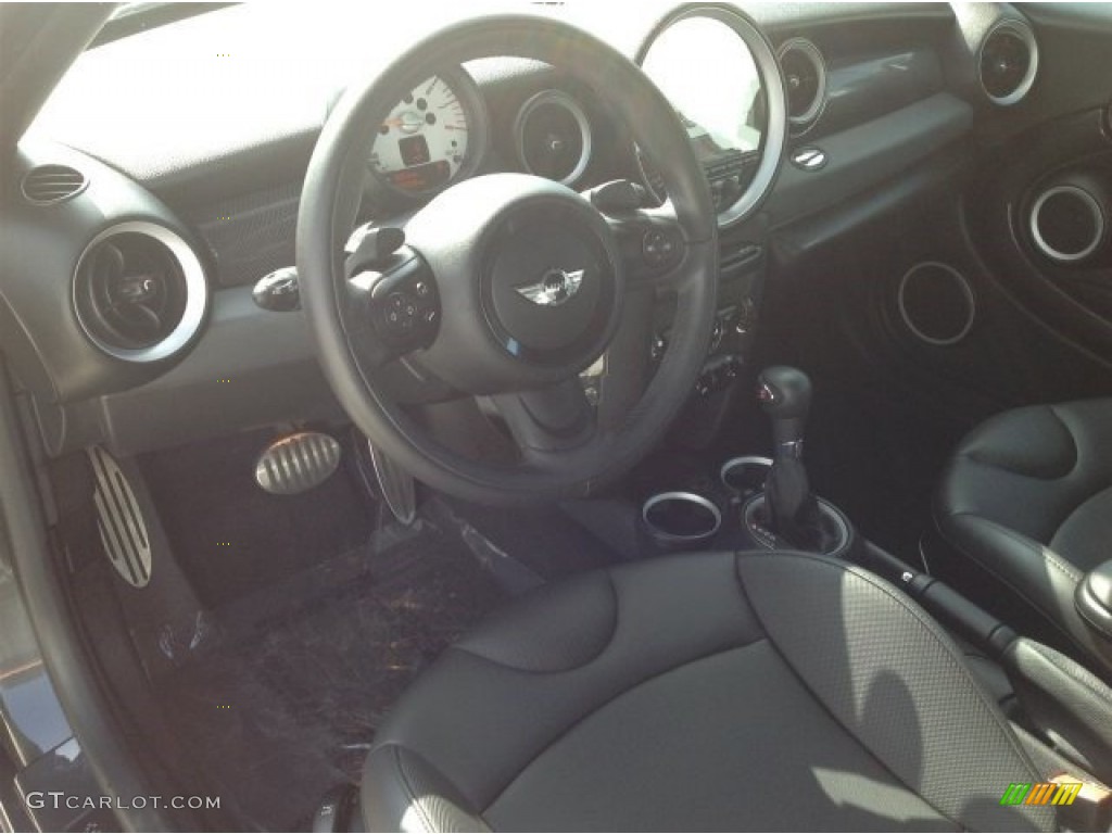2012 Cooper S Coupe - Eclipse Gray Metallic / Carbon Black photo #9