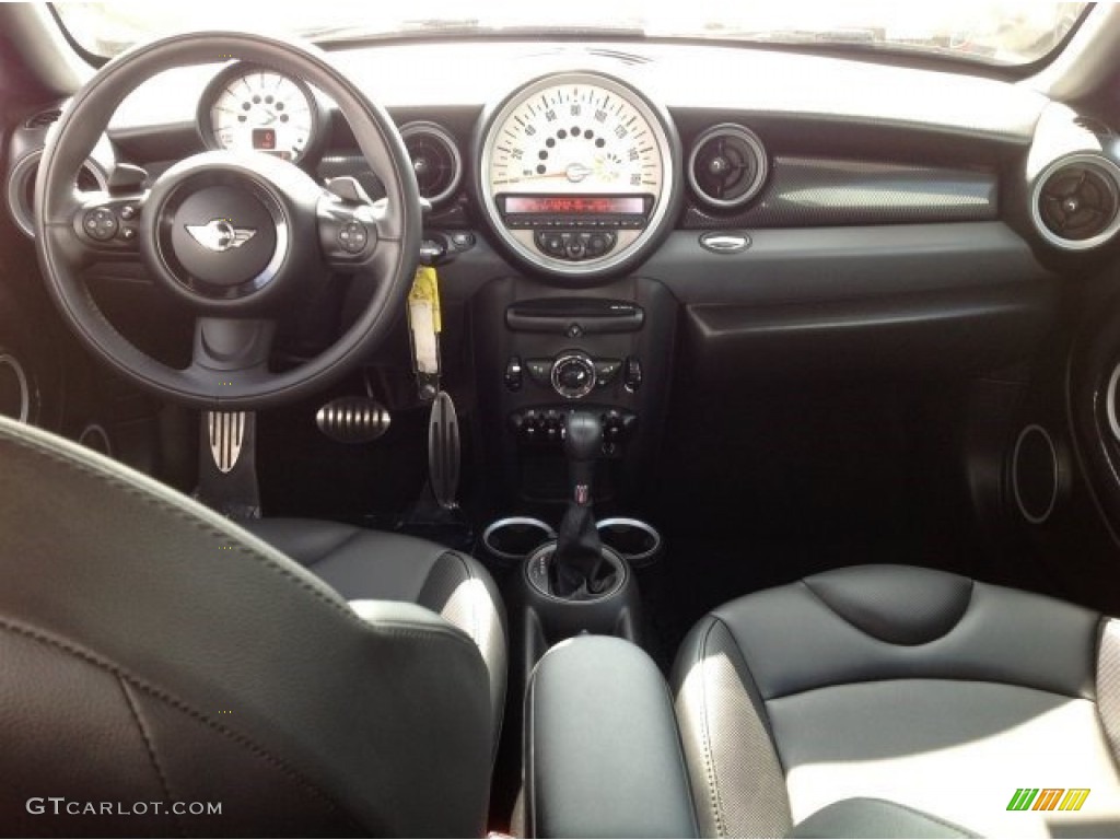 2012 Cooper S Coupe - Eclipse Gray Metallic / Carbon Black photo #11