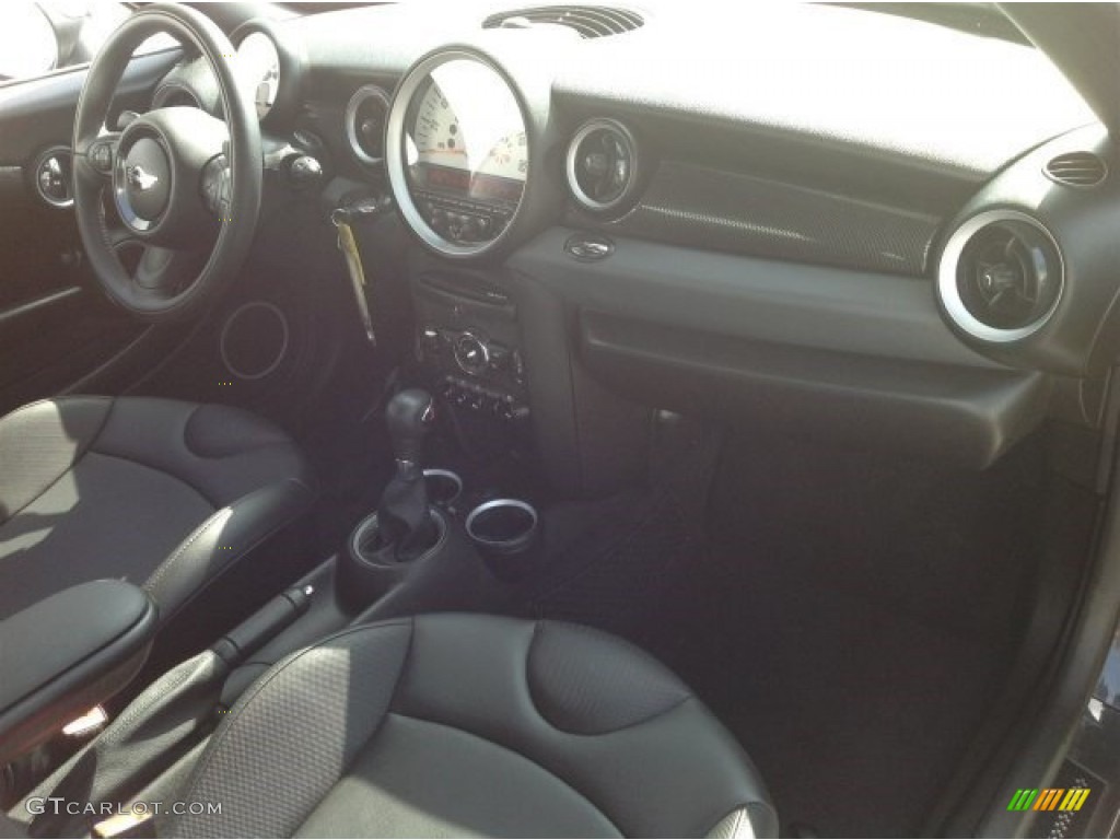 2012 Cooper S Coupe - Eclipse Gray Metallic / Carbon Black photo #12