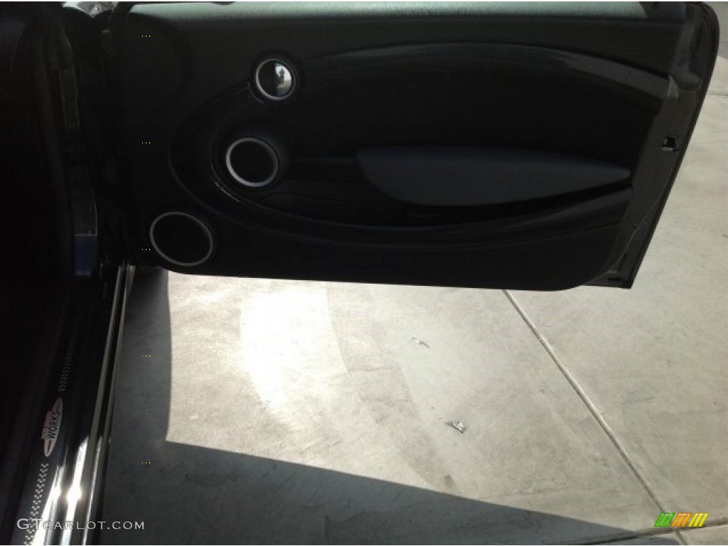 2012 Cooper S Coupe - Eclipse Gray Metallic / Carbon Black photo #13