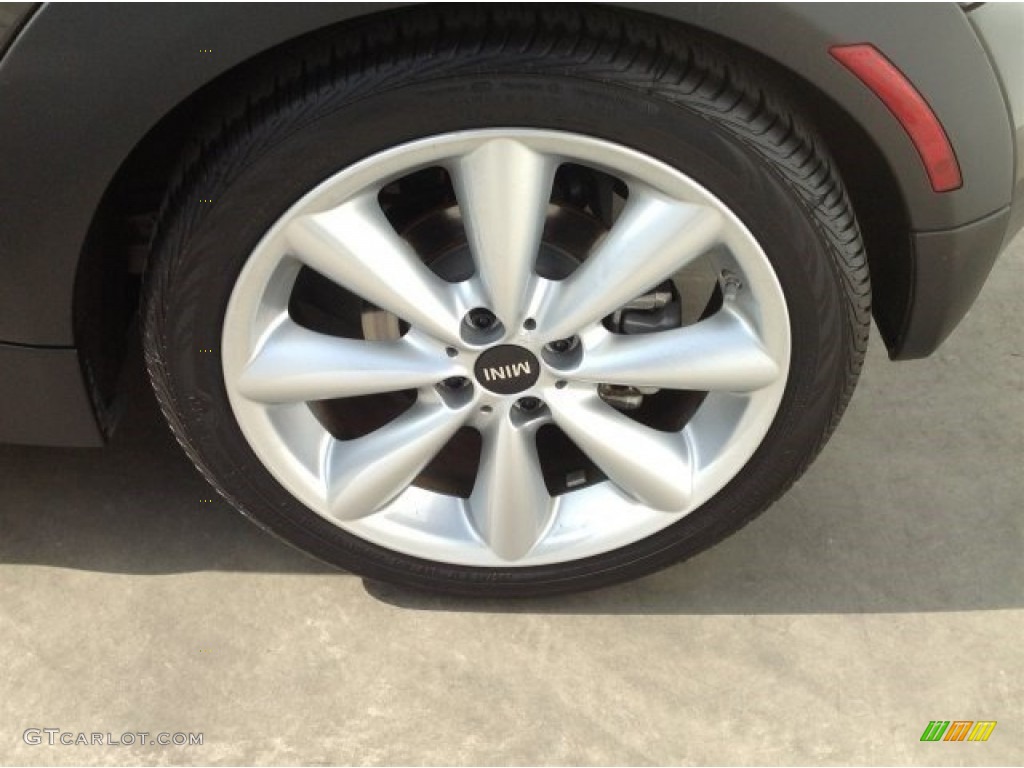 2012 Cooper S Coupe - Eclipse Gray Metallic / Carbon Black photo #20