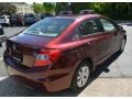 Crimson Pearl - Civic LX Sedan Photo No. 6