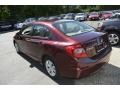 Crimson Pearl - Civic LX Sedan Photo No. 8