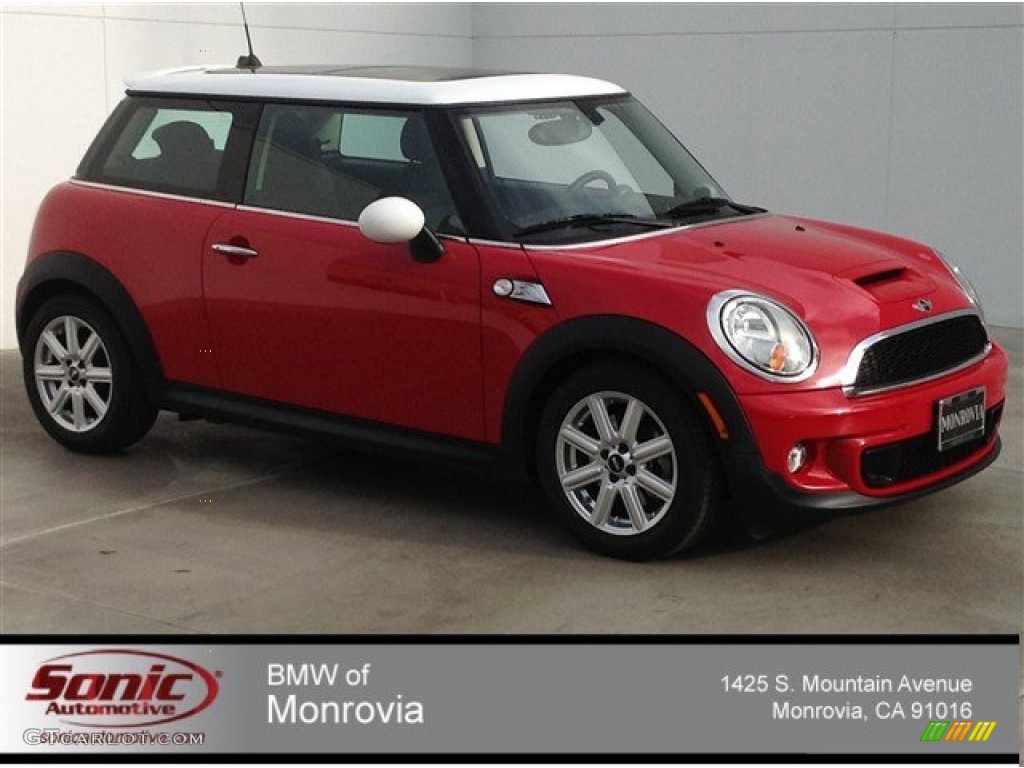 2012 Cooper S Hardtop - Pure Red / Carbon Black photo #1