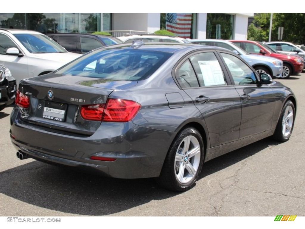 2014 3 Series 328i xDrive Sedan - Mineral Grey Metallic / Black photo #3