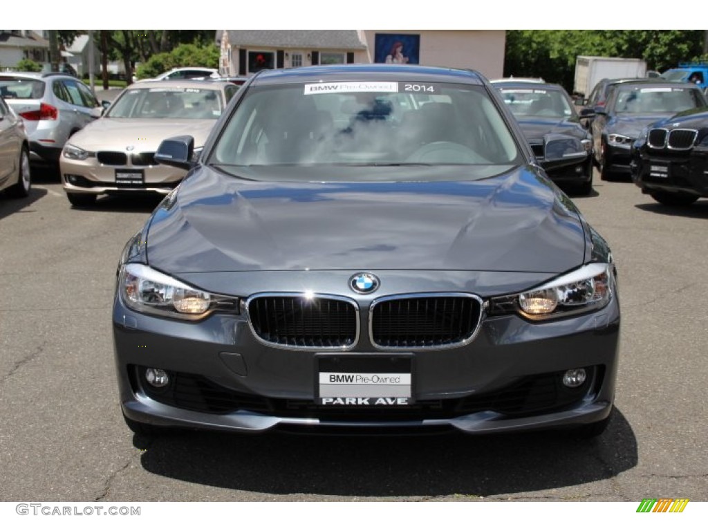 2014 3 Series 328i xDrive Sedan - Mineral Grey Metallic / Black photo #8