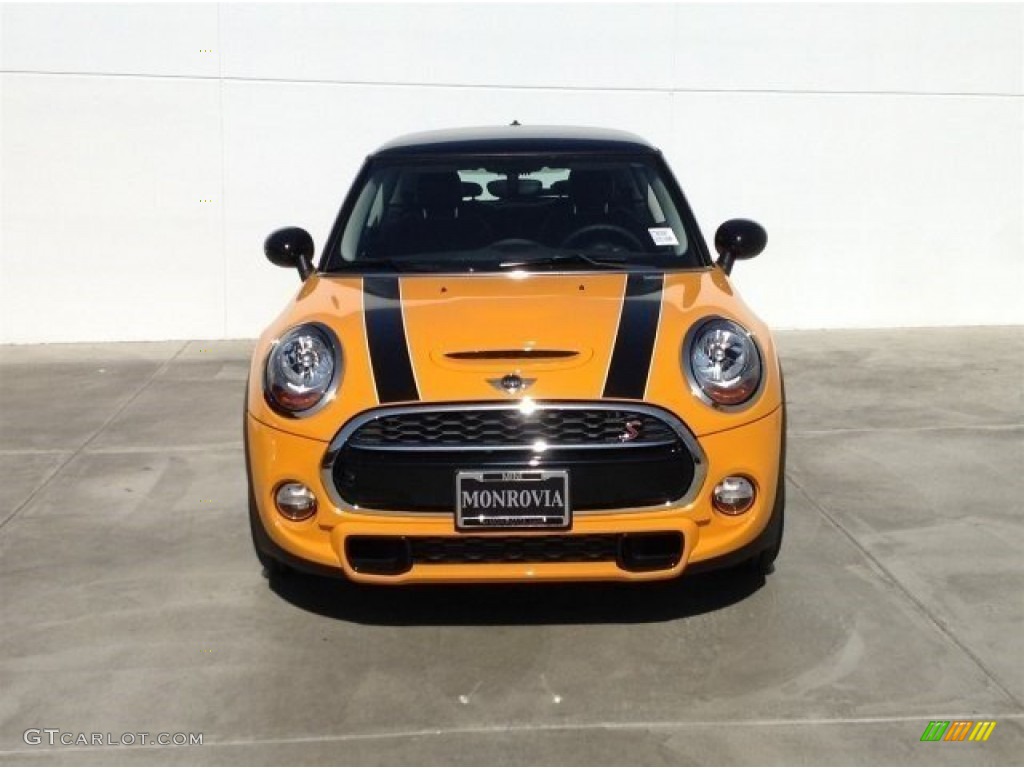 2014 Cooper S Hardtop - Volcanic Orange / Carbon Black photo #3