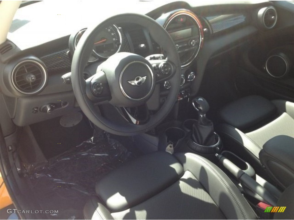 2014 Cooper S Hardtop - Volcanic Orange / Carbon Black photo #6
