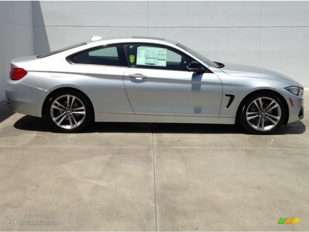 Glacier Silver Metallic 2014 BMW 4 Series 428i Coupe Exterior Photo #94238285
