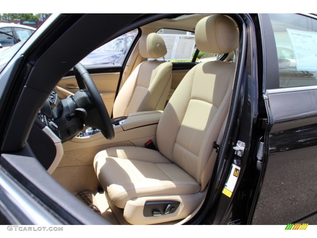 Venetian Beige Interior 2014 BMW 5 Series 535i Sedan Photo #94239808