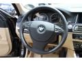 Venetian Beige Steering Wheel Photo for 2014 BMW 5 Series #94239926