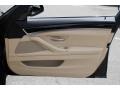 Venetian Beige 2014 BMW 5 Series 535i Sedan Door Panel