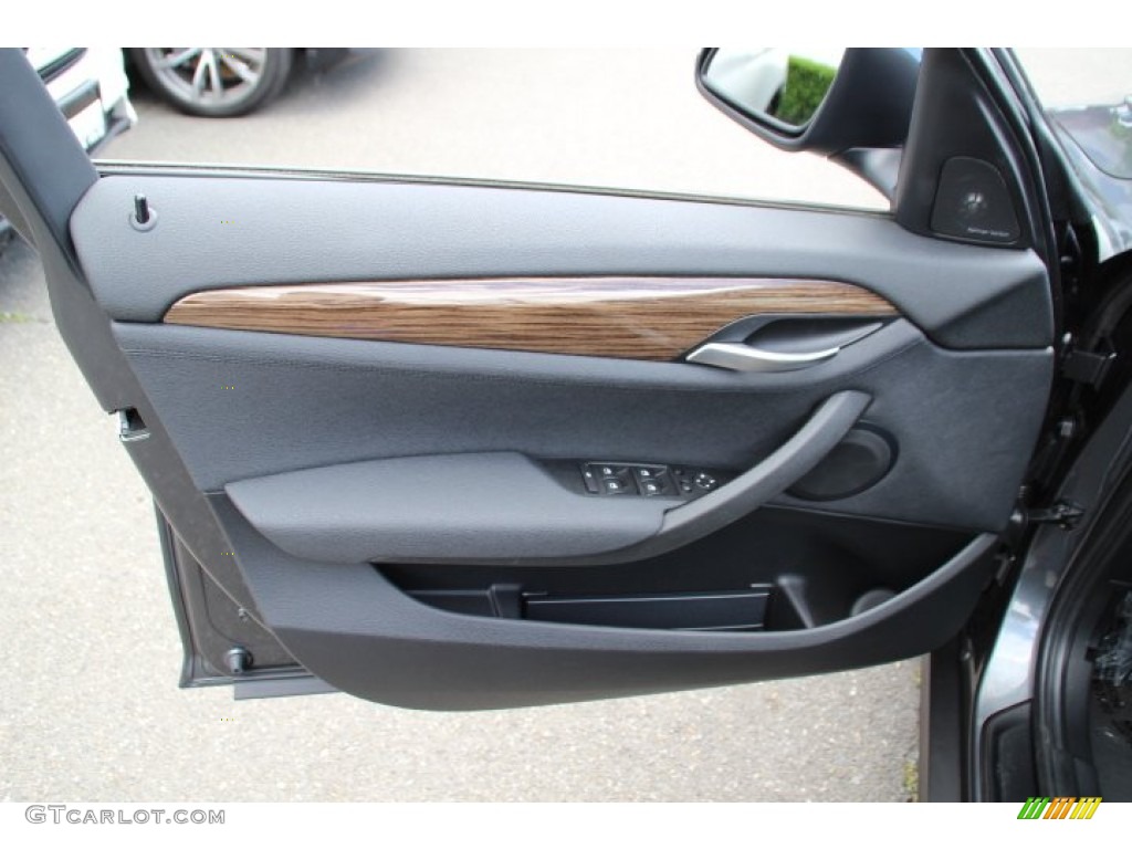 2014 BMW X1 xDrive35i Black Door Panel Photo #94241222