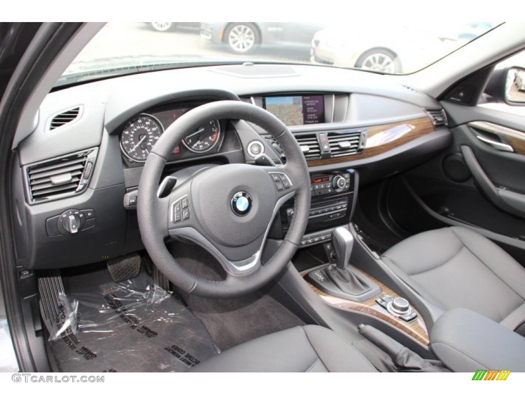 Black Interior 2014 BMW X1 xDrive35i Photo #94241249