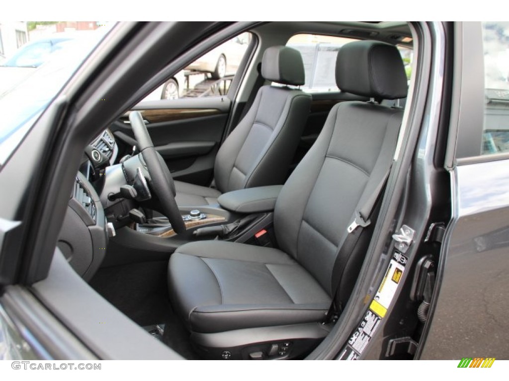 Black Interior 2014 BMW X1 xDrive35i Photo #94241285