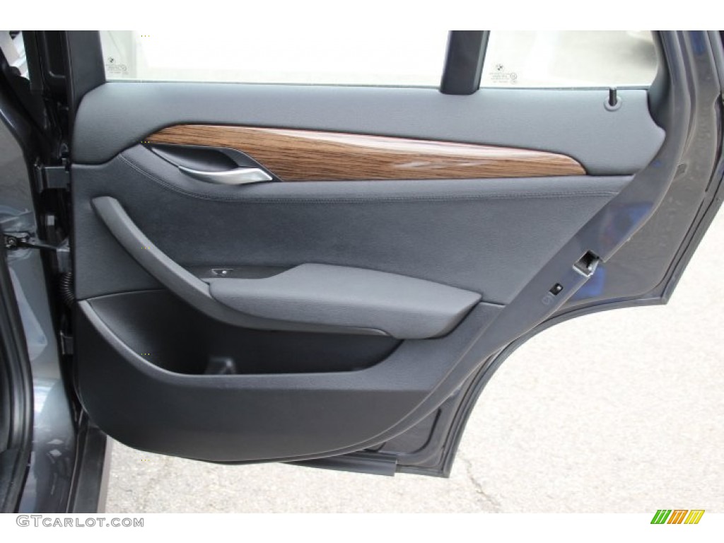 2014 BMW X1 xDrive35i Black Door Panel Photo #94241537