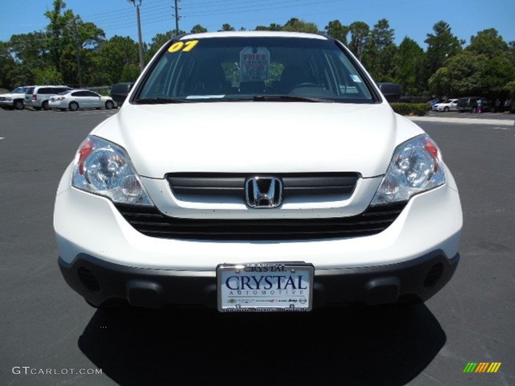 2007 CR-V LX 4WD - Taffeta White / Gray photo #14