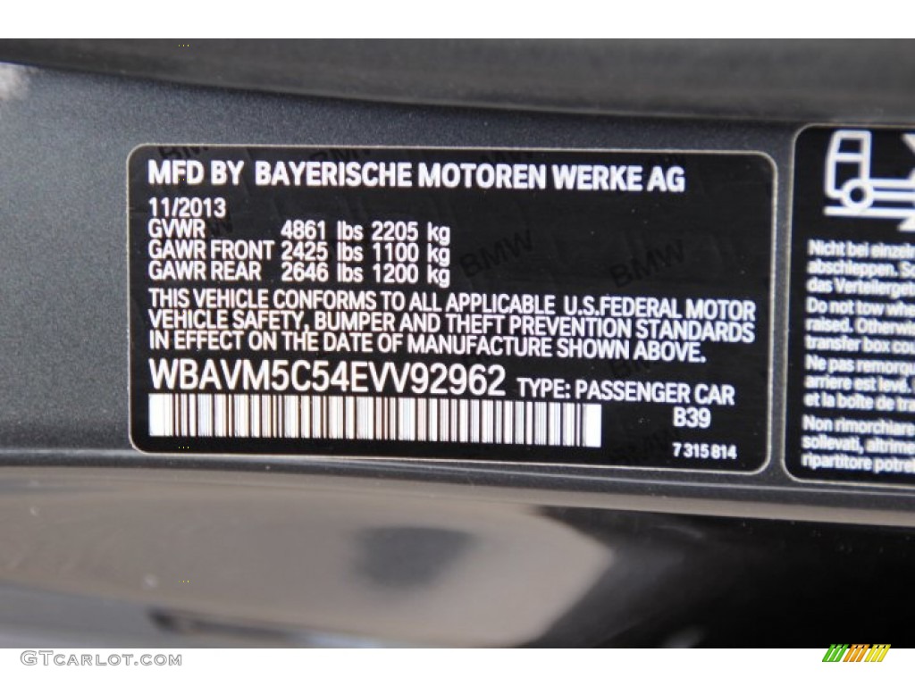2014 X1 Color Code B39 for Mineral Grey Metallic Photo #94241759