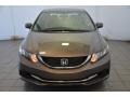 2014 Urban Titanium Metallic Honda Civic LX Sedan  photo #2