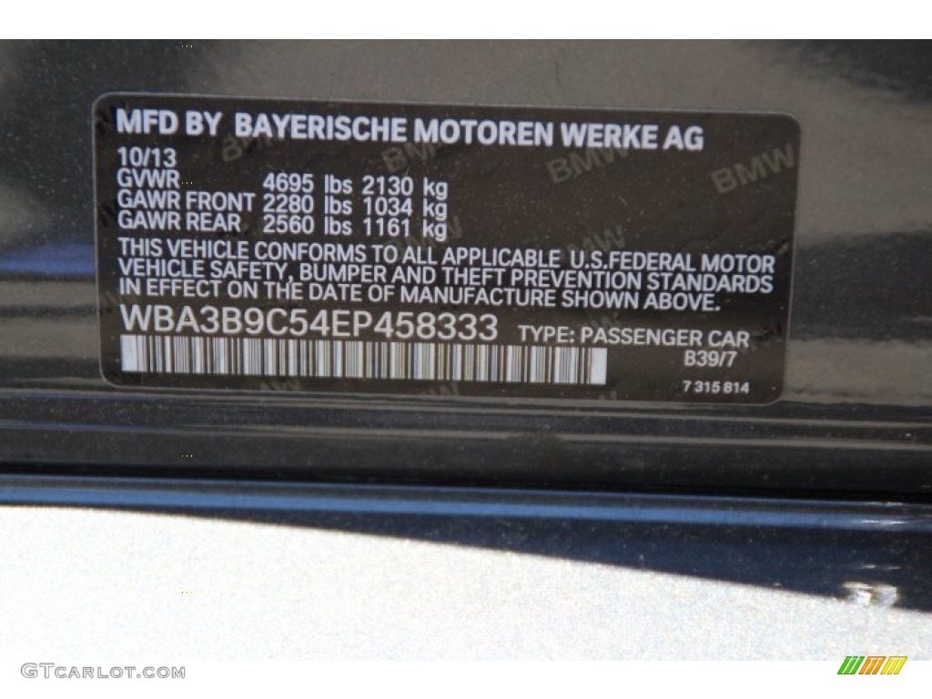 2014 3 Series 335i xDrive Sedan - Mineral Grey Metallic / Black photo #33
