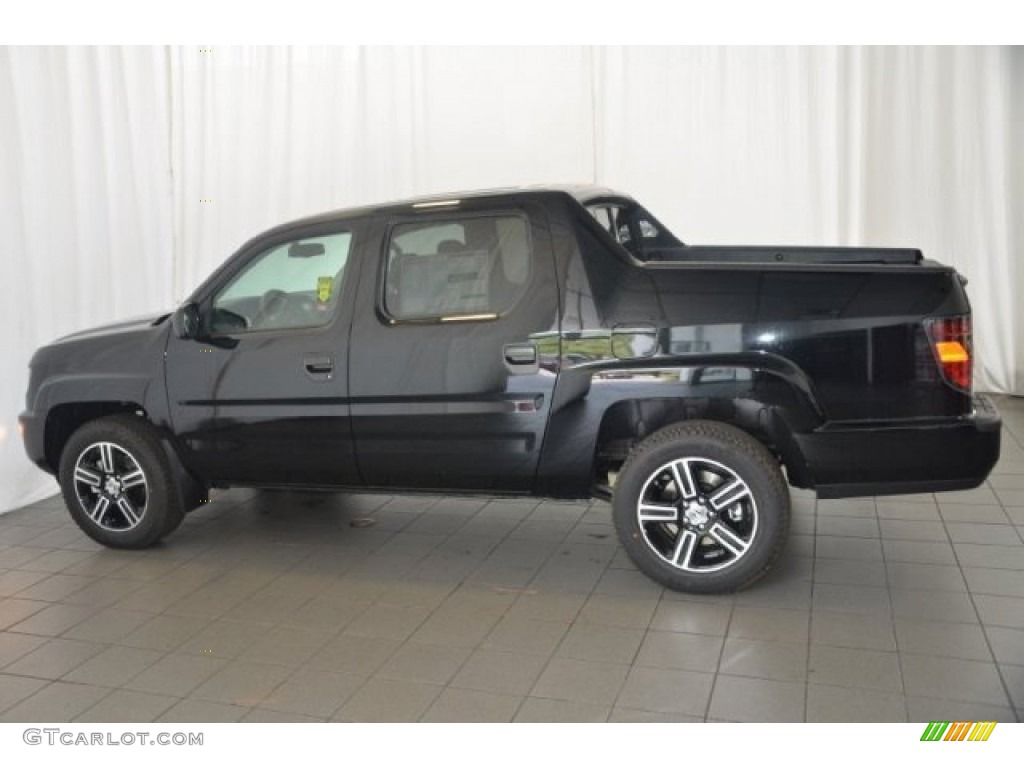 Crystal Black Pearl 2014 Honda Ridgeline Sport Exterior Photo #94245350
