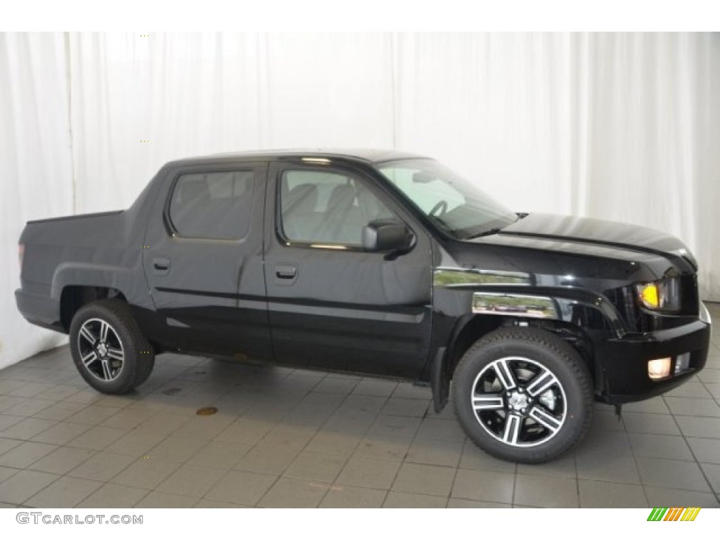 Crystal Black Pearl 2014 Honda Ridgeline Sport Exterior Photo #94245404