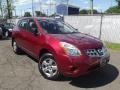 2011 Cayenne Red Nissan Rogue S AWD  photo #2
