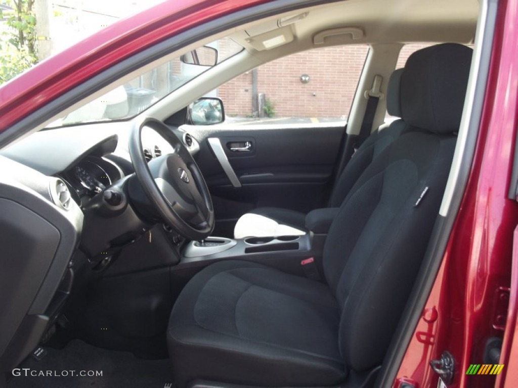 2011 Rogue S AWD - Cayenne Red / Gray photo #9