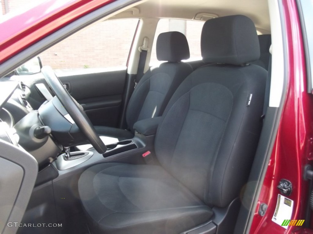 2011 Rogue S AWD - Cayenne Red / Gray photo #10