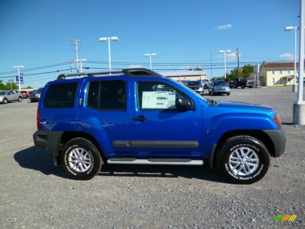 2014 Xterra S 4x4 - Metallic Blue / Gray photo #8