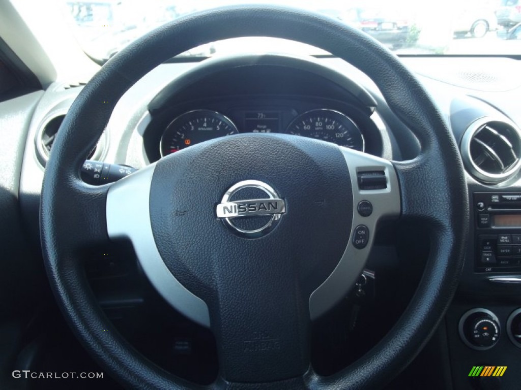 2011 Rogue S AWD - Cayenne Red / Gray photo #26
