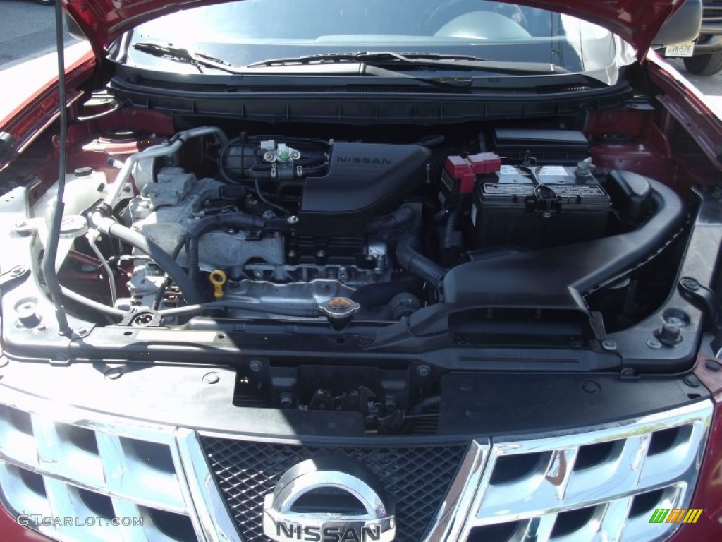 2011 Rogue S AWD - Cayenne Red / Gray photo #39