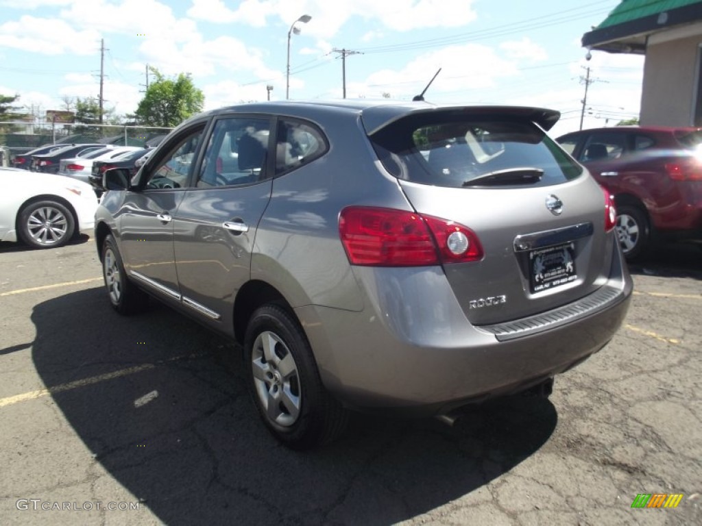 2011 Rogue SV - Frosted Steel Metallic / Black photo #3