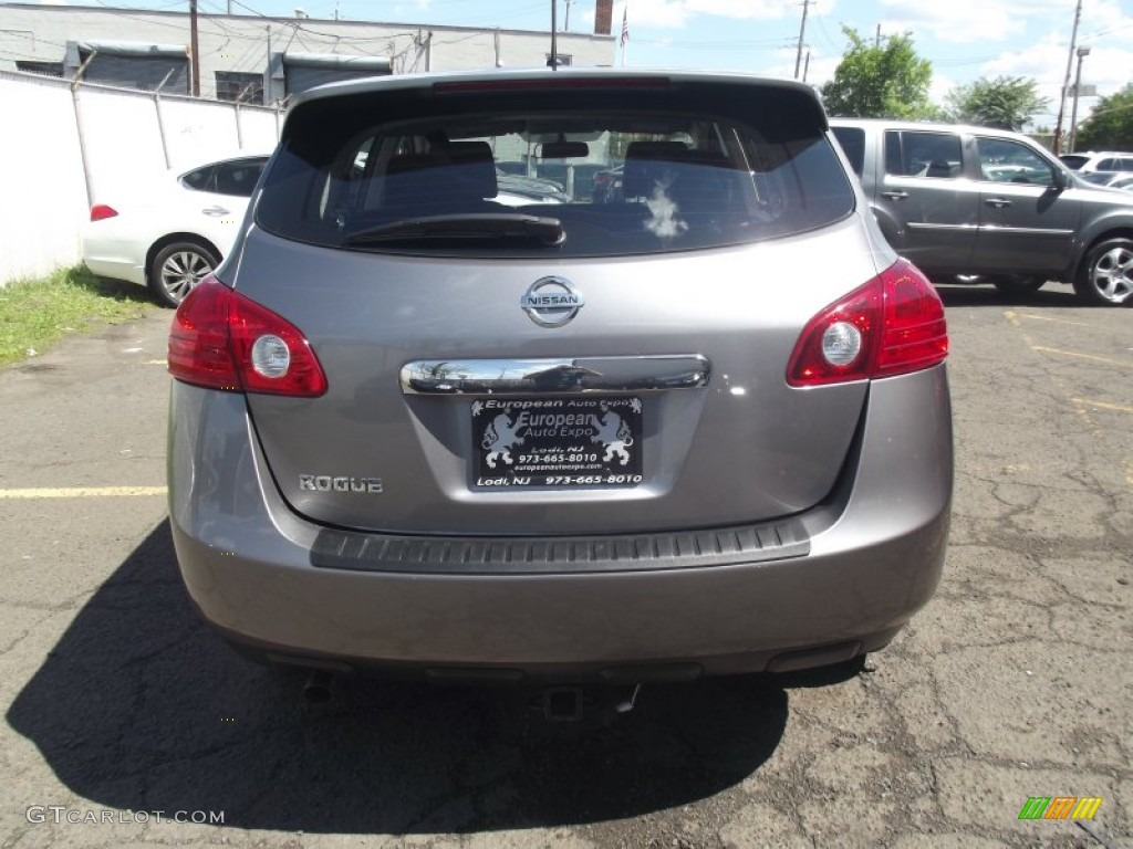 2011 Rogue SV - Frosted Steel Metallic / Black photo #6