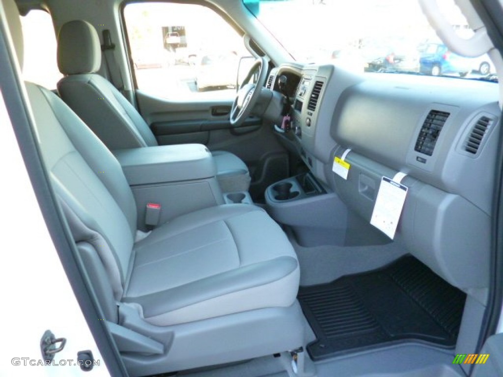 Gray Interior 2014 Nissan NV 3500 HD SV High Roof Passenger Photo #94249575