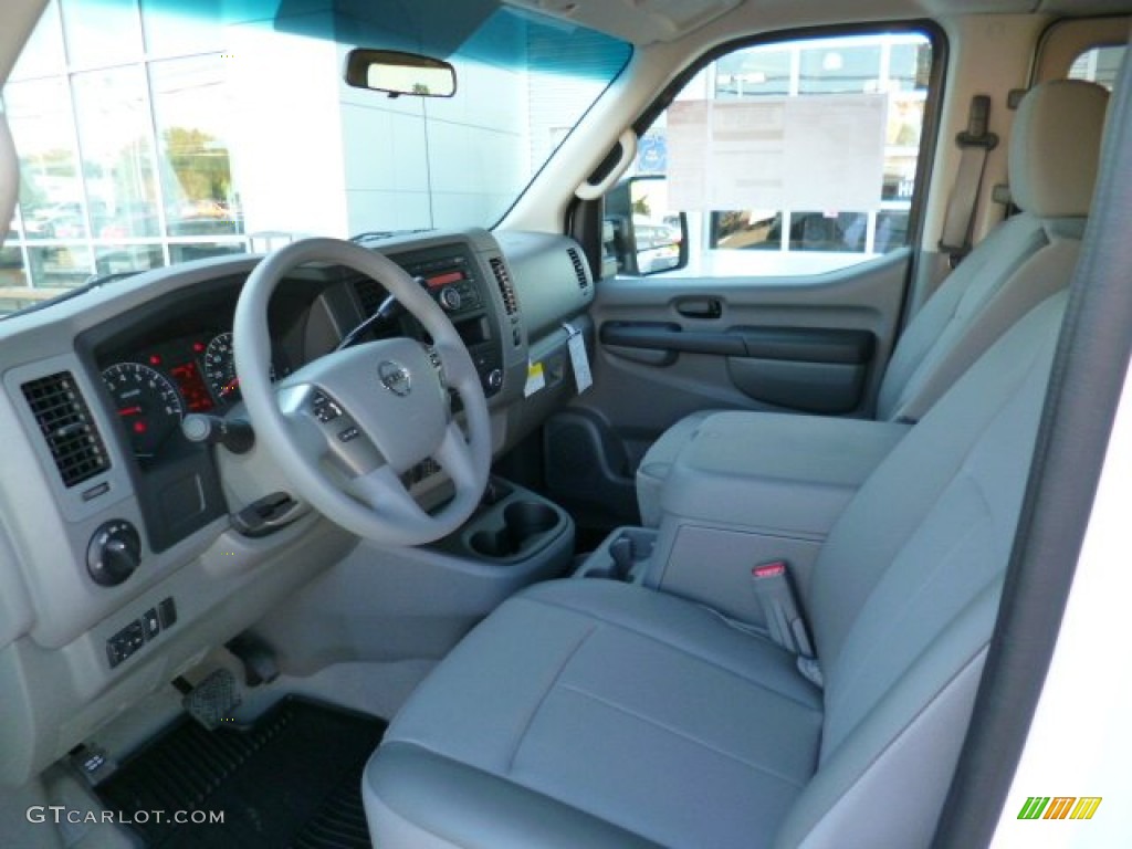 Gray Interior 2014 Nissan NV 3500 HD SV High Roof Passenger Photo #94249688