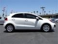 2013 Clear White Kia Rio LX 5-Door  photo #2