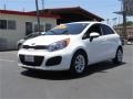 2013 Clear White Kia Rio LX 5-Door  photo #6